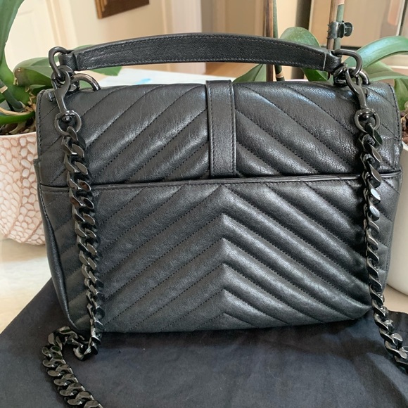 YSL Medium College Bag in Black Sold - Picture 3 of 16